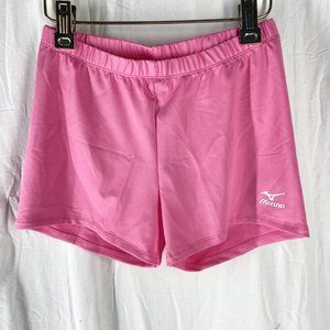 Mizuno Womens Pink Volleyball Lightweight Performance Shorts Size L